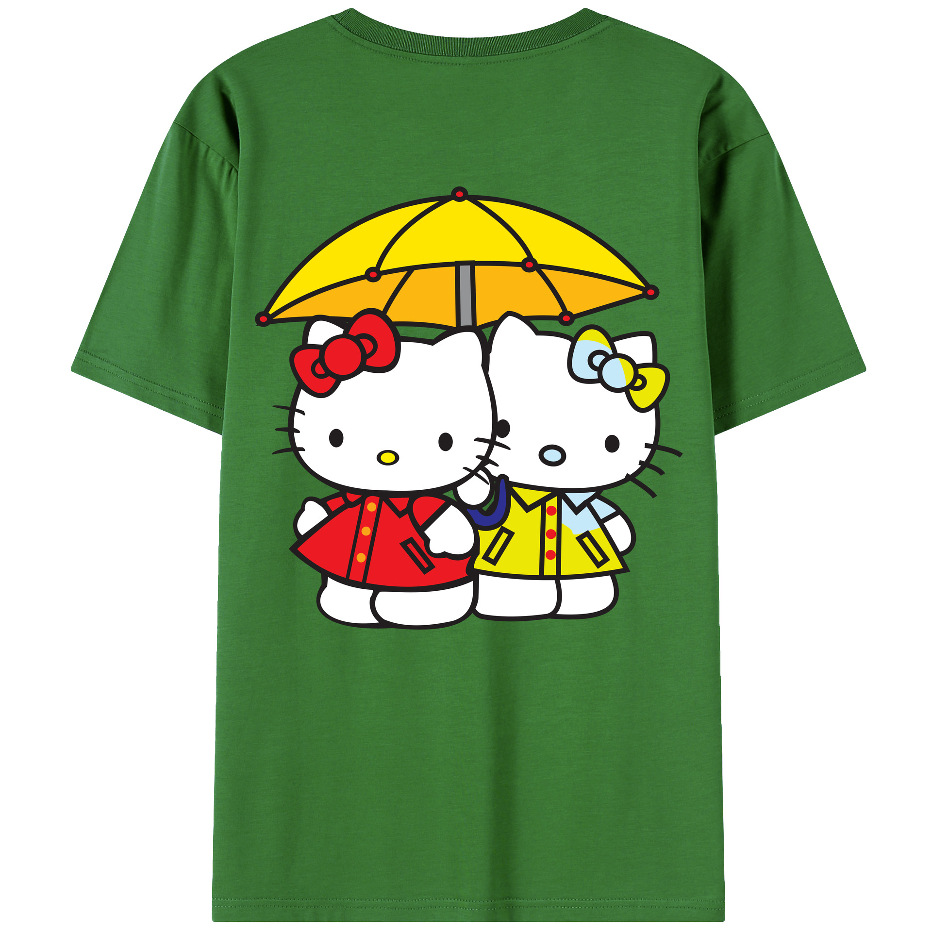 （画像用） Hello Kitty ハローキティ レディース半袖Tシャツ(バックプリント)